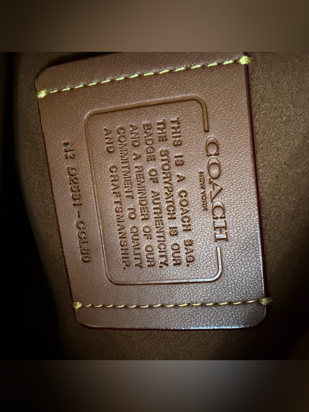 Coach Suede Soft Tabby - Warm Brown - Picture 6 of 7